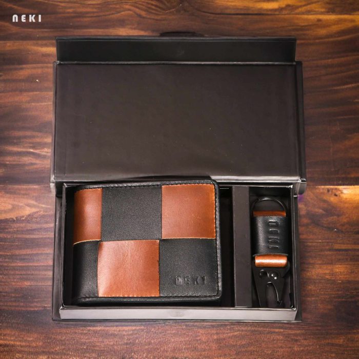 NEKI Menz Lather Wallet Combo