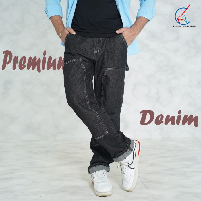 Baggy Denim (BLACK) (BP05)