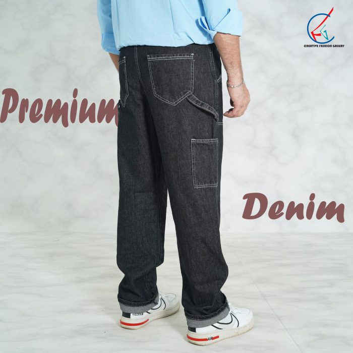 Baggy Denim (BLACK) (BP05) - Image 3