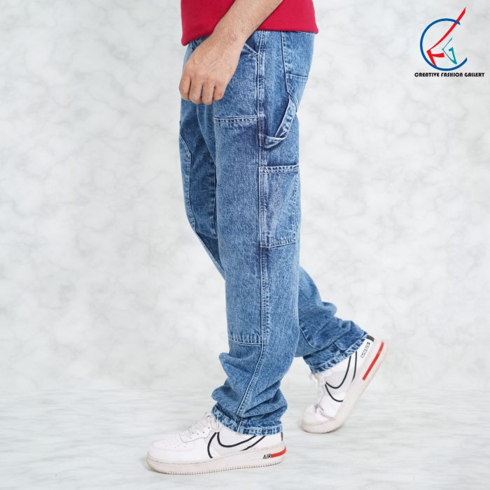 Baggy Denim Pant(Blue)(BP05) - Image 4
