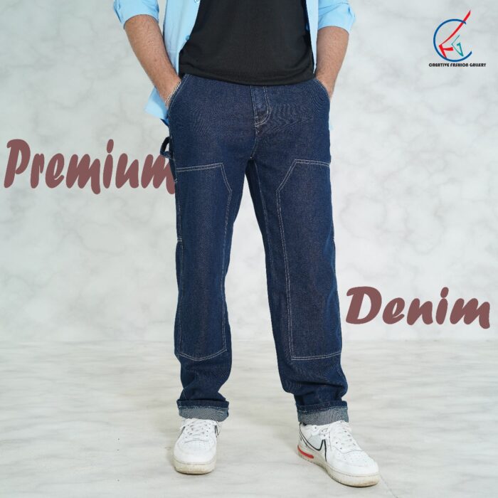 Baggy Denim Pant Navy blue (BP05)