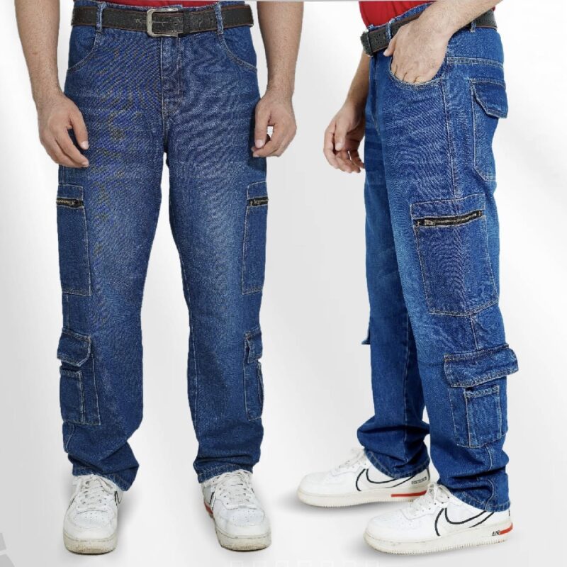 8 pocket Baggy(dark blue)